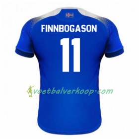 IJsland Finnbogason 11 Thuisshirt WK voetbal 2018